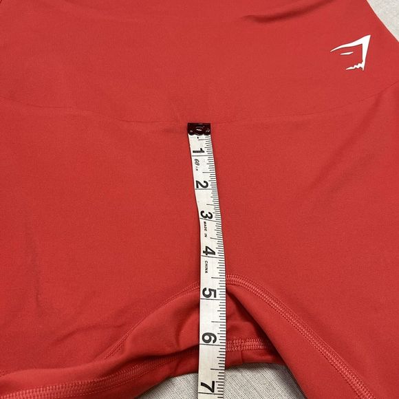 Gymshark Women's Size S Ankle Leggings Papaya Tummy Compression Fitness Yoga Gym - Picture 4 of 6